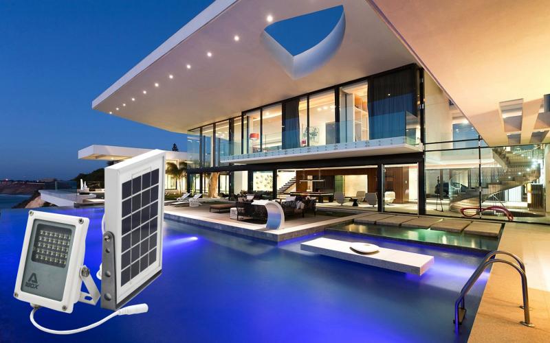 Alpha 180X Solar Flood Light